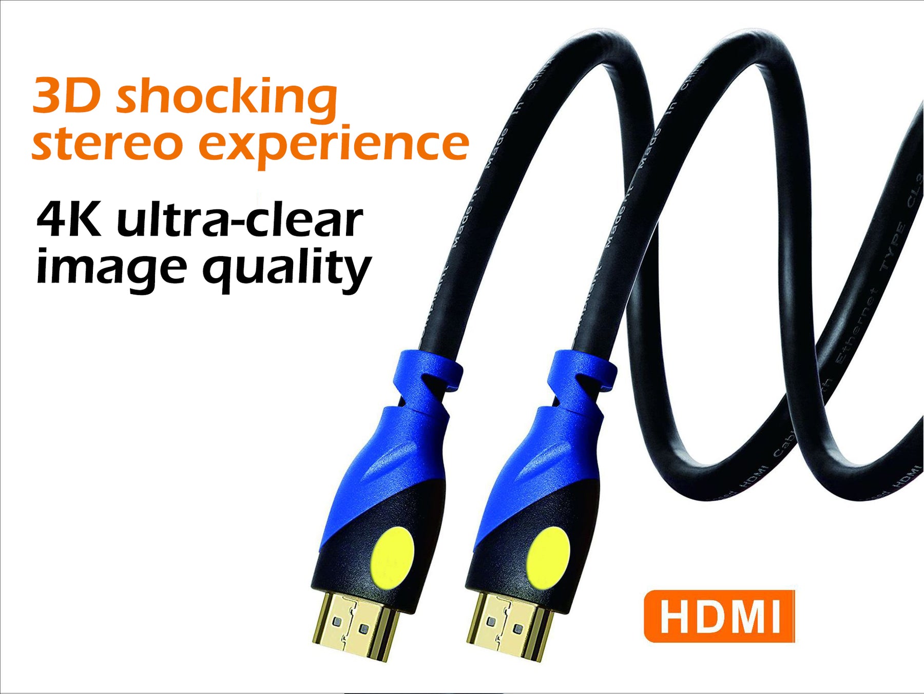 EDWIN 5m 8m 4k high speed hdmi video cable 2.0 for mobile to tv