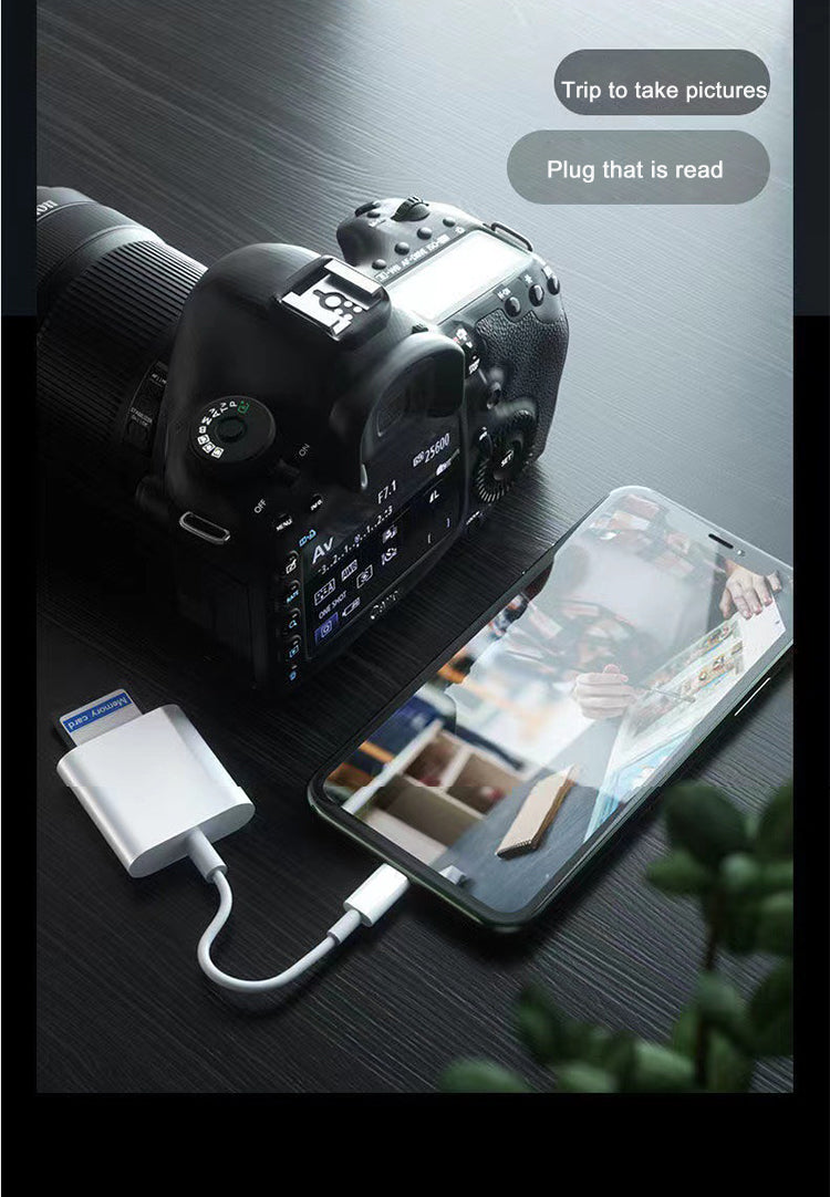 EDWIN otg sd tf Read the pictures 2 in 1 hub adapter card readers for macbook Mobile phone camera