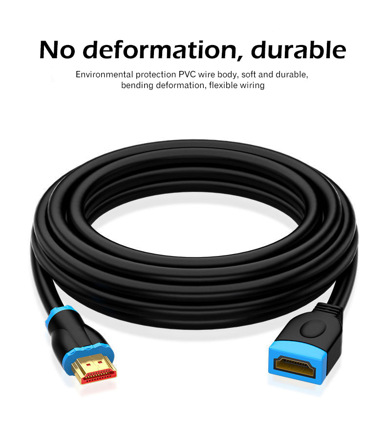 EDWIN 1m male to female gold plated data converter 4k 2.0 hdmi cable