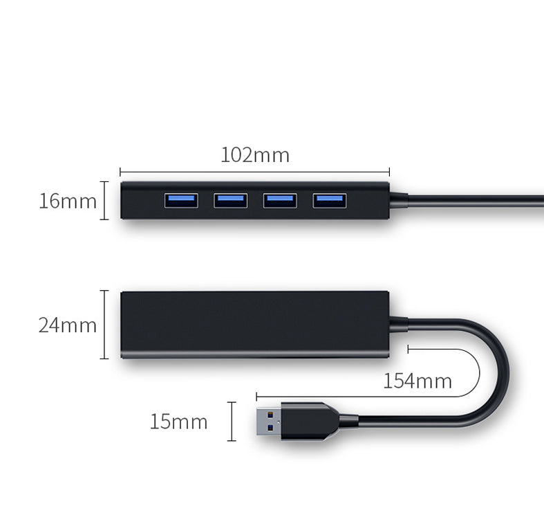 EDWIN USB 3.0 splitter multi-port computer accessories 4-port HUB