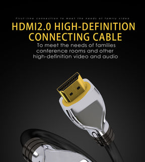 EDWIN zinc alloy support hdtv male to male 1m high speed 4k 2.0 hdmi cable