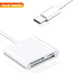 EDWIN memory sd tf cf 3 in 1 hub adapter Card readers for camera iPhone12 iPad Pro