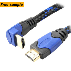 EDWIN 90 degree elbow 1m 3m support hdtv 4k hdmi 2.0 cable