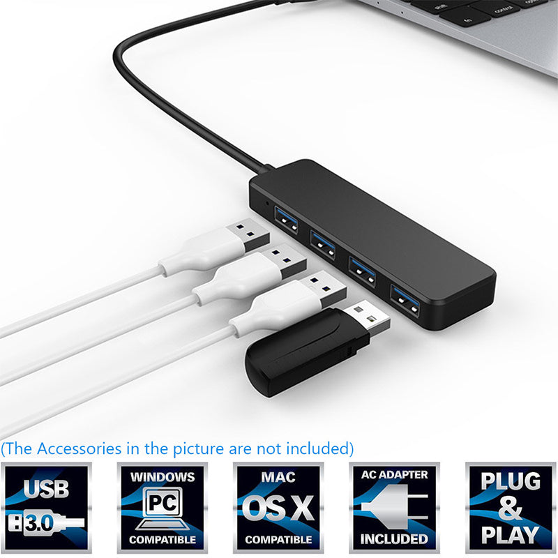 EDWIN port splitter powered hub atolla 4-port usb hub 2.0 4 ports
