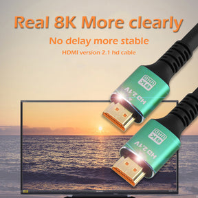EDWIN 10m mobile video tv 48Gbps uhd kabel male to male v2.1 8k 60hz hdmi cable