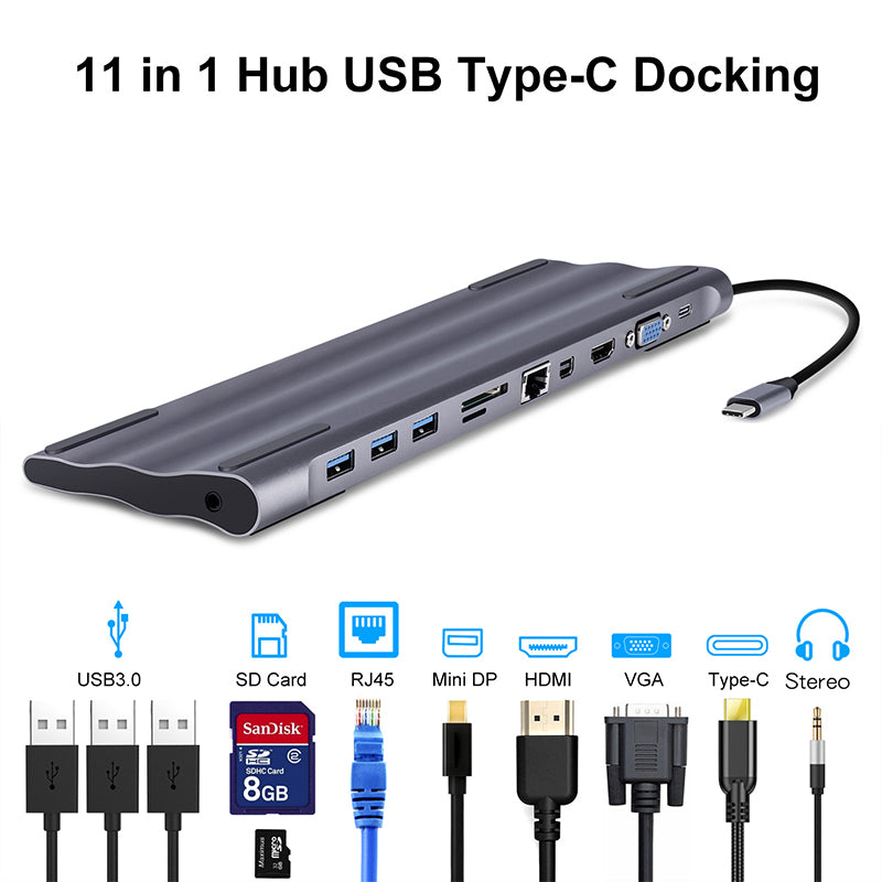 EDWIN  4 in 1 Type-C USB hub Expansion Dock