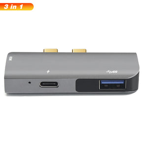 EDWIN hdmi pd 3.0 adapter 3 in 1 type-c usb hub for apple macbook
