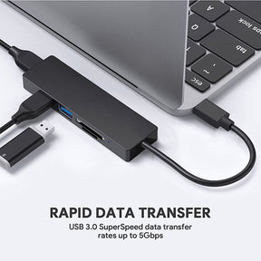 EDWIN SD TF charge converter usb with hdtv type-c hub 5 in 1