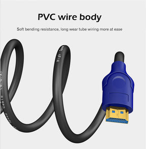 EDWIN gold-plated 1m 1.5m 4k 2.0 hdmi blue hd data cable