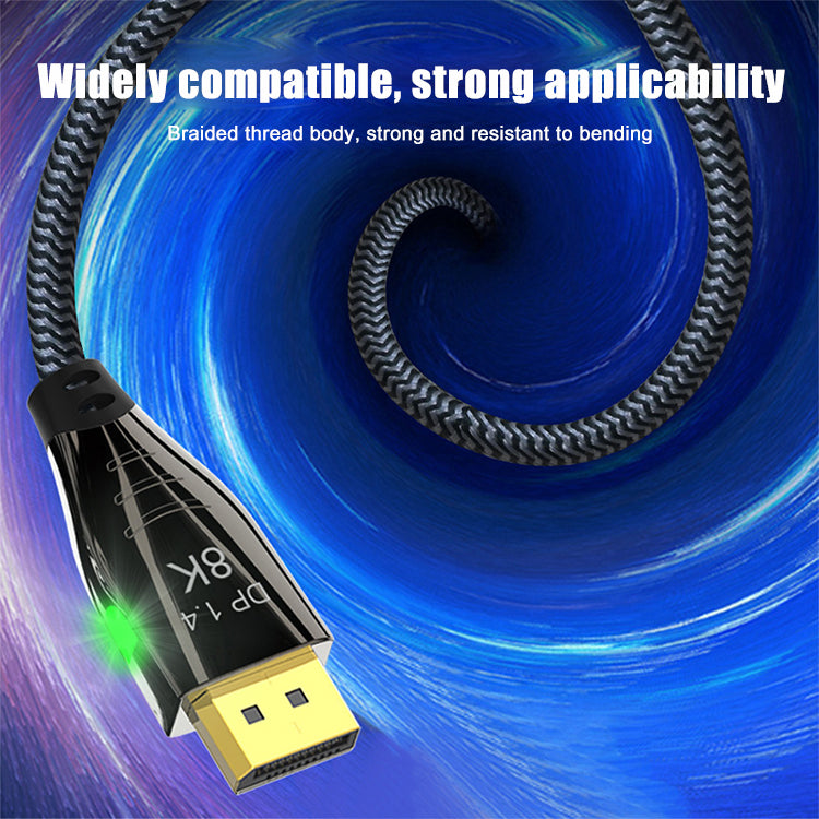 EDWIN 2m male to male 8k 48Gpbs 120HZ 1.4 dp data cable