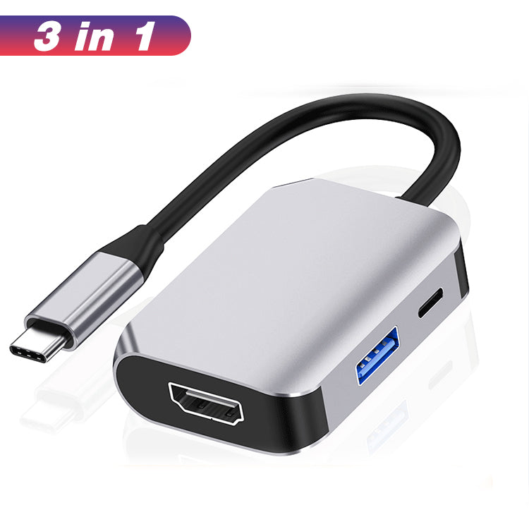 EDWIN otg to hdmi 3.0 pd type c 3 in 1 5gbps 4k 30hz usb hub for macbook pro