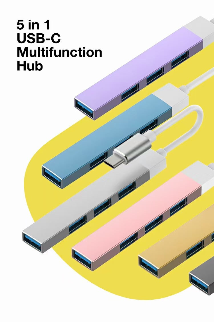 EDWIN 4 in 1 USB hub docking station splitter USB HUB 4 ports multi-function
