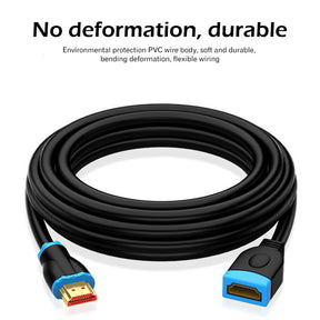 EDWIN 1m male to female gold plated data converter 4k 2.0 hdmi cable