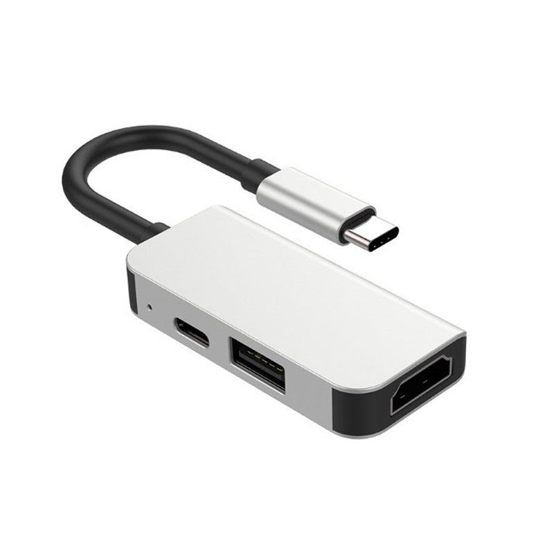 EDWIN PD charge power compatible hdmi type c hub 3 in 1 for macbook