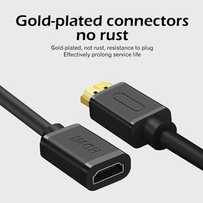 EDWIN male to female cables gold plated 4k 2.0 hdmi HD cable